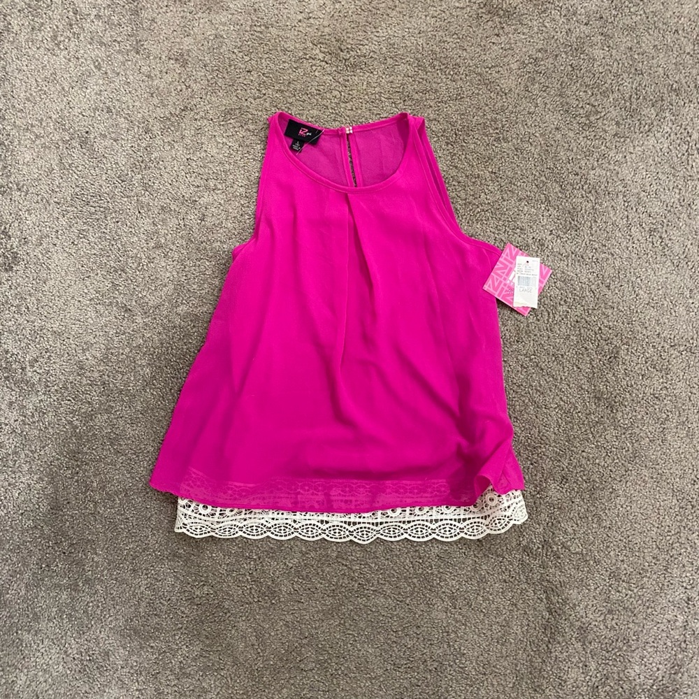 Girls IZ Byer Berry Tank Shirt Size Large (12/14) NWT